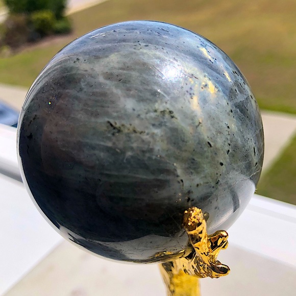 Labradorite Sphere - Picture 8 of 8
